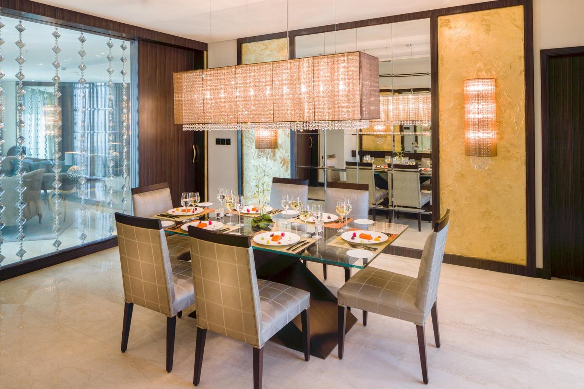 Mandarin Oriental Al Faisaliah, Riyadh Eksteriør billede A dining room